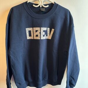 Obey Navy Sweater